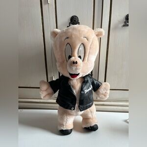 Vintage Warner Bros. Porky Pig Faux Leather Jacket 1994
Plush stuffed animal